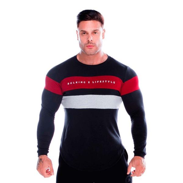 new men patchwork sports clothing gyms tight t-shirt men fitness long sleeve t-shirt homme gyms running clothing, Black;blue
new men patchwork sports clothing gyms tight t-shirt men fitness long sleeve t-shirt homme gyms running clothing, Black;blue