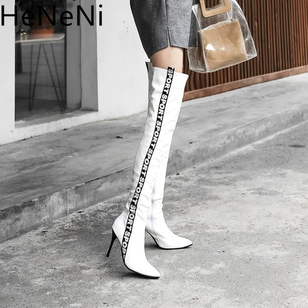 fashion winter boots women new arrival autumn winter over the knee boots high heels slim long knight plus size 32-43, Black
fashion winter boots women new arrival autumn winter over the knee boots high heels slim long knight plus size 32-43, Black