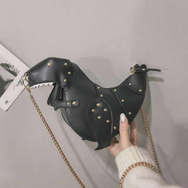 women creative dinosaur shape shoulder bag rivet chain purse handbag shoulder bag dinosaur design leather mini messenger
women creative dinosaur shape shoulder bag rivet chain purse handbag shoulder bag dinosaur design leather mini messenger