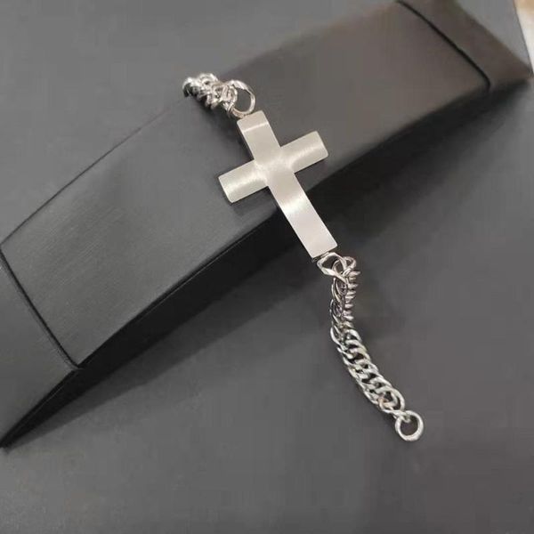 hip-hop men fashion gold silver cross bracelet stainless steel crystal miami chain bracelet hip hop for men, Black
hip-hop men fashion gold silver cross bracelet stainless steel crystal miami chain bracelet hip hop for men, Black