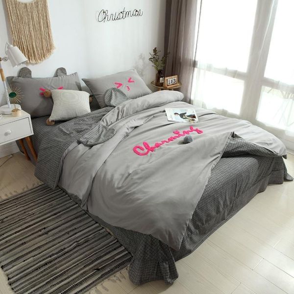 brushed heavyweigh warm microfiber size bedding set pink gray cute bear ear girls duvet cover fitted sheet/flat sheet set
brushed heavyweigh warm microfiber size bedding set pink gray cute bear ear girls duvet cover fitted sheet/flat sheet set
