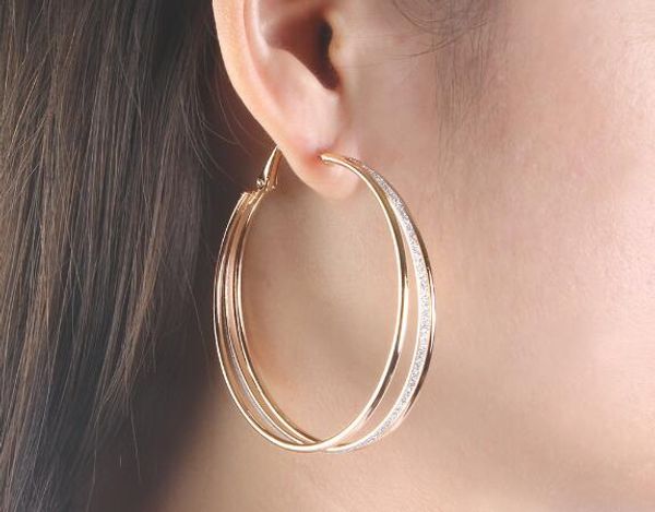 new european and american adorn article hyperbole large circle earring vogue is classical and delicate grace, Silver
new european and american adorn article hyperbole large circle earring vogue is classical and delicate grace, Silver