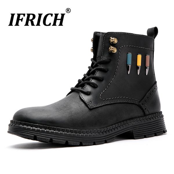 selling men army combat boots non-slip work boots for men brand fashion retro mens genuine leather combat man, Black
selling men army combat boots non-slip work boots for men brand fashion retro mens genuine leather combat man, Black