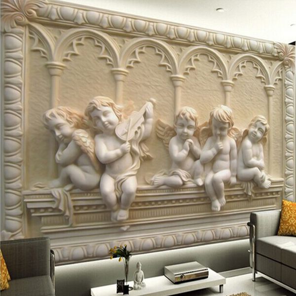 custom any size 3d wall mural wallpaper 3d stereoscopic angel carving relief living room sofa backdrop seamless mural wall paper
custom any size 3d wall mural wallpaper 3d stereoscopic angel carving relief living room sofa backdrop seamless mural wall paper