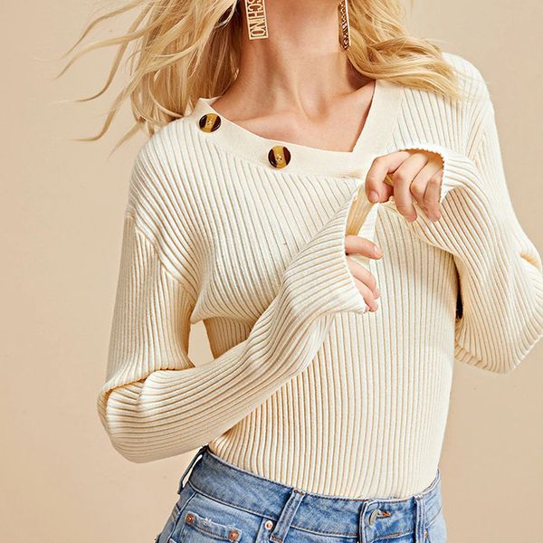 spring autumn knitted sweater v neck sweater female 2019 women sweaters and pullovers long sleeve jumper, White;black
spring autumn knitted sweater v neck sweater female 2019 women sweaters and pullovers long sleeve jumper, White;black