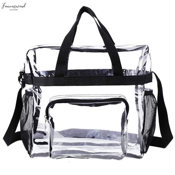 transparent tote bag stadium security travel and gym clear pvc bag, see through tote bag for work, sports games and concerts
transparent tote bag stadium security travel and gym clear pvc bag, see through tote bag for work, sports games and concerts