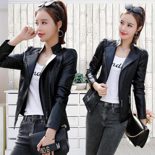 moto jacket 2018 new women slim plus size 5xl 6xl black leather coat ladies spring autumn pink biker jakcets casaco feminino
moto jacket 2018 new women slim plus size 5xl 6xl black leather coat ladies spring autumn pink biker jakcets casaco feminino