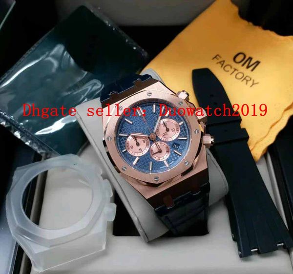 luxury om factoryroyal oak chronograph 18k rose gold blue rg dial blue chronograph automatic eta 7750 mens 41mm watches, Slivery;brown
luxury om factoryroyal oak chronograph 18k rose gold blue rg dial blue chronograph automatic eta 7750 mens 41mm watches, Slivery;brown