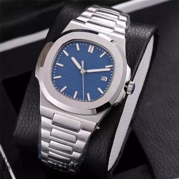 10 colors Nautlus Watch Men Automatic Watches 5711 Silver Strap Blue STAINLESS STEEL Mens Mechanical Orologio di Lusso Wristwatch
10 colors Nautlus Watch Men Automatic Watches 5711 Silver Strap Blue STAINLESS STEEL Mens Mechanical Orologio di Lusso Wristwatch