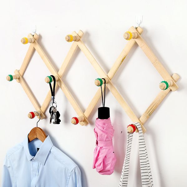wooden retractable hanger hook diamond-shaped rack door behind the wall coat hook debris clothes organizer home organization
wooden retractable hanger hook diamond-shaped rack door behind the wall coat hook debris clothes organizer home organization