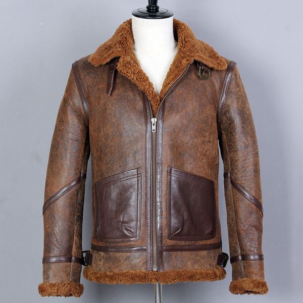 avirex fur one flight jacket sheepskin genuine leahter jacket men wool liner bomber shearling winter coat, Black
avirex fur one flight jacket sheepskin genuine leahter jacket men wool liner bomber shearling winter coat, Black