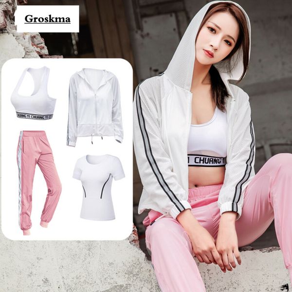 patchwork reflective pants+bra+bra+coats women outdoor quick dry 4pcs set fitness gym yoga clothing womens sportswear sets, White;red
patchwork reflective pants+bra+bra+coats women outdoor quick dry 4pcs set fitness gym yoga clothing womens sportswear sets, White;red