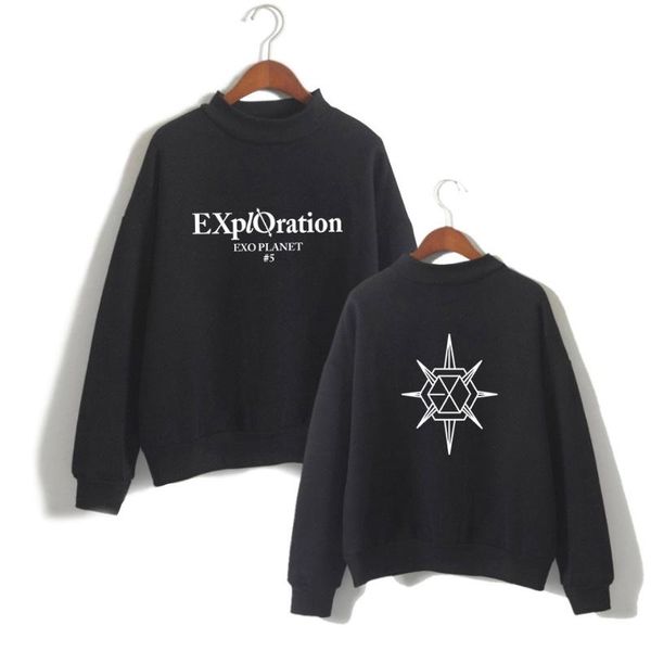 exo tour exo planet #5 - exploration live print women/men clothes turtlenecks long sleeve high collar sweatshirt, Black
exo tour exo planet #5 - exploration live print women/men clothes turtlenecks long sleeve high collar sweatshirt, Black