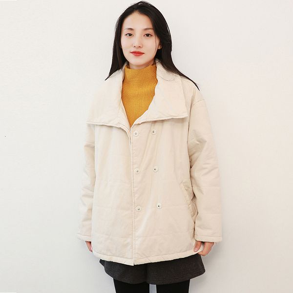 nini wonderland 2019 winter fashion turn collar parkas coats women cotton-padded warm casual outerwear female loose coat solid, Black
nini wonderland 2019 winter fashion turn collar parkas coats women cotton-padded warm casual outerwear female loose coat solid, Black