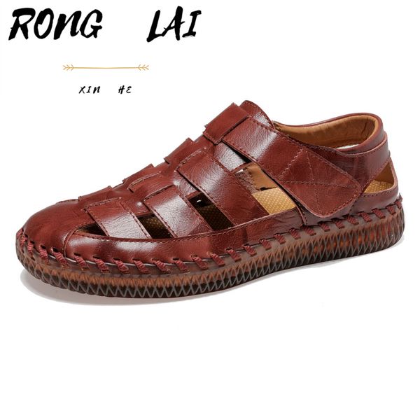 summer leather men casual sandals soft bottom shoes outdoor sports beach shoes outdoor slippers 38-48 wading
summer leather men casual sandals soft bottom shoes outdoor sports beach shoes outdoor slippers 38-48 wading