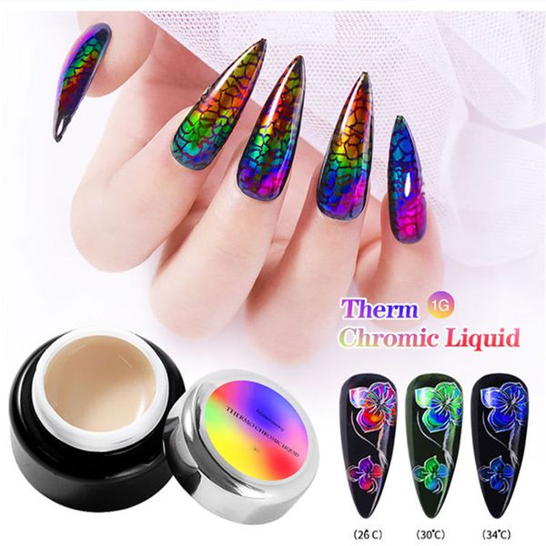 1g/box thermochromic liquid temperature color change pigment nail polish liquid crystal mood ink nail art decorations, Red;pink
1g/box thermochromic liquid temperature color change pigment nail polish liquid crystal mood ink nail art decorations, Red;pink