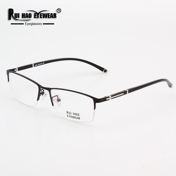 fashion eyeglasses frame men optical rectangle glasses rui hao eyewear frames high elasticity temple spectacles 3008, Black
fashion eyeglasses frame men optical rectangle glasses rui hao eyewear frames high elasticity temple spectacles 3008, Black