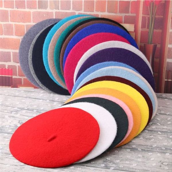 women classic wool felt warm french beret hat beanie pure color sweet mini cap winter solid color beret female bonnet caps, Blue;gray
women classic wool felt warm french beret hat beanie pure color sweet mini cap winter solid color beret female bonnet caps, Blue;gray