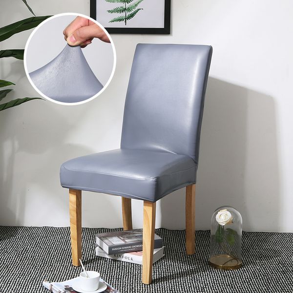 dining chair covers, solid pu leather waterproof and oilproof stretch dining chair protctor cover slipcover
dining chair covers, solid pu leather waterproof and oilproof stretch dining chair protctor cover slipcover