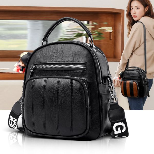 multifunctional small backpack women's leather female bag backpacks women 2020 black bag-backpack mini for girls
multifunctional small backpack women's leather female bag backpacks women 2020 black bag-backpack mini for girls