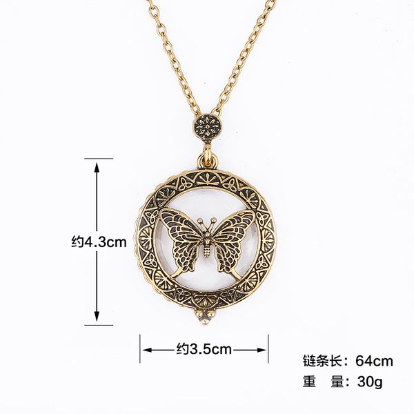 art magnifying glass cabochon necklace pendant necklaces collar collier locket necklace, Silver
art magnifying glass cabochon necklace pendant necklaces collar collier locket necklace, Silver