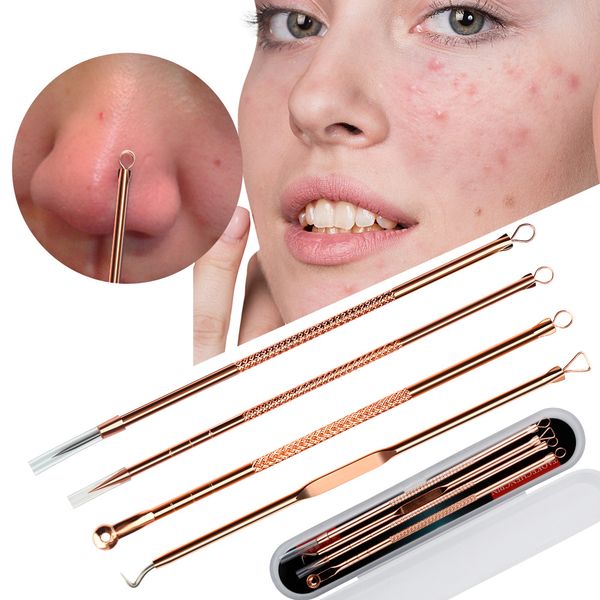 Ro e gold 4pc et blackhead comedone acne pimple belmi h extractor vacuum blackhead remover tool poon for face kin care tool
Ro e gold 4pc et blackhead comedone acne pimple belmi h extractor vacuum blackhead remover tool poon for face kin care tool