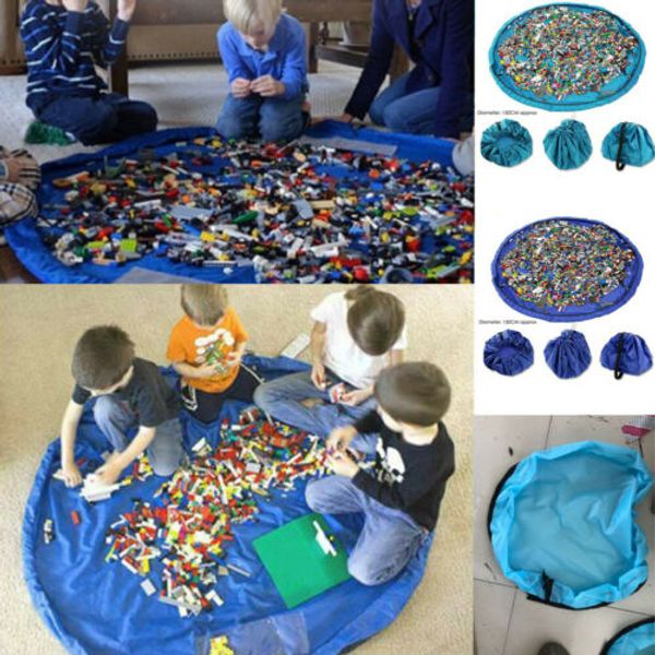 round mordern blue solid large 150cm portable kids play mat storage bag toys for organizer rug box cushion home storage
round mordern blue solid large 150cm portable kids play mat storage bag toys for organizer rug box cushion home storage