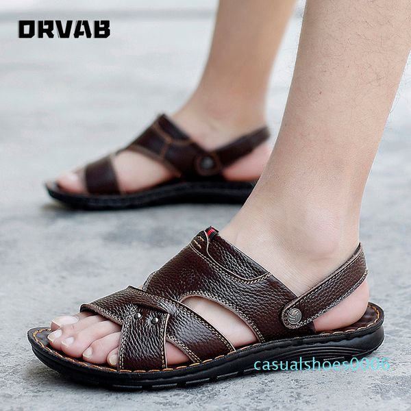 mens sandals summer genuine leather sandals men 2020 fashion slip-on male shoes balck brown gladiator beach c06, Black
mens sandals summer genuine leather sandals men 2020 fashion slip-on male shoes balck brown gladiator beach c06, Black