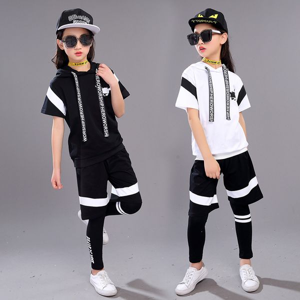 1 set kids hip hop clothing for girls boys short sleeve hoodies jogger pants jazz dance costumes ballroom dancing clothes, Black;red
1 set kids hip hop clothing for girls boys short sleeve hoodies jogger pants jazz dance costumes ballroom dancing clothes, Black;red