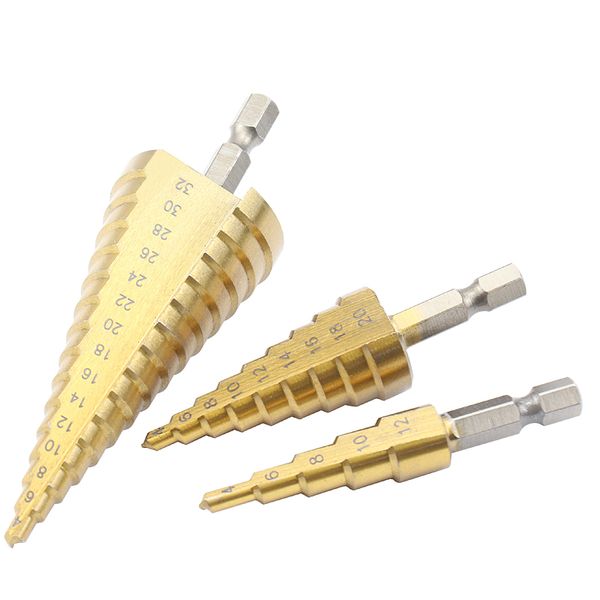 1-3pcs metric spiral flute the pagoda shape hole cutter 4-12/20/32mm hss steel cone drill bit set hss steel step sharpening
1-3pcs metric spiral flute the pagoda shape hole cutter 4-12/20/32mm hss steel cone drill bit set hss steel step sharpening