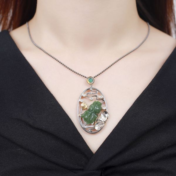 retro thai silver s925 sterling silver inlay natural jasper pendant auspicious squid silverware women pendant factory wholesale
retro thai silver s925 sterling silver inlay natural jasper pendant auspicious squid silverware women pendant factory wholesale