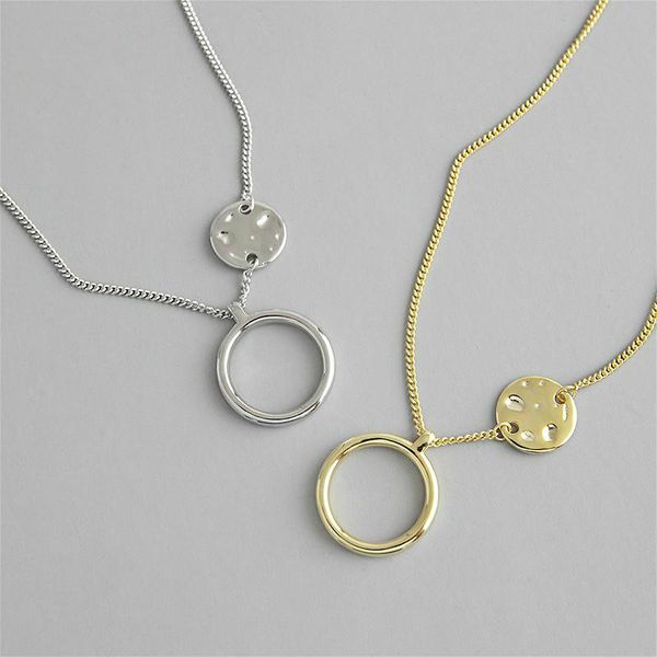 gold geometric circle concave surface real 925 sterling silver necklace women fashion fine jewelry necklaces & pendants 925-152
gold geometric circle concave surface real 925 sterling silver necklace women fashion fine jewelry necklaces & pendants 925-152