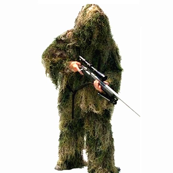 outdoor hunting ghillie suits 3d bionic army uniform sniper hunting clothes camouflage ghillie suit clothing for, Camo
outdoor hunting ghillie suits 3d bionic army uniform sniper hunting clothes camouflage ghillie suit clothing for, Camo