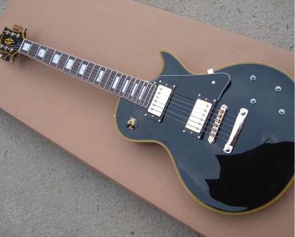 lp электрическая гитара черного корпус желтый кант палисандровой накладки может быть добавлен в багаж, бесплатная доставка
lp электрическая гитара черного корпус желтый кант палисандровой накладки может быть добавлен в багаж, бесплатная доставка