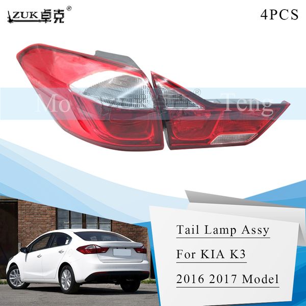 zuk 4pcs outer inner tail lamp tail brake light brake lamp assy for forte cerato 2016 2017 rear bumper taillamp taillight
zuk 4pcs outer inner tail lamp tail brake light brake lamp assy for forte cerato 2016 2017 rear bumper taillamp taillight