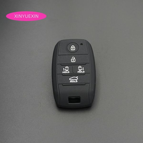xinyuexin silicone rubber key cover fob case for kia grand carnival smart keyless key jacket case car-styling cover 5buttons
xinyuexin silicone rubber key cover fob case for kia grand carnival smart keyless key jacket case car-styling cover 5buttons