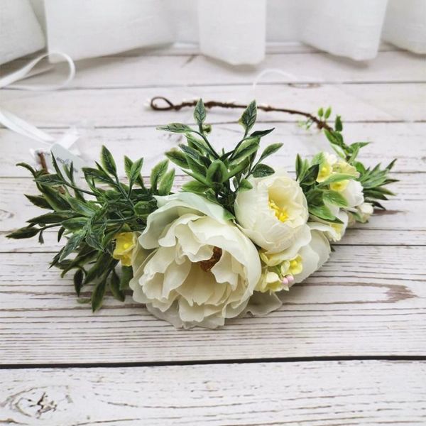bridal flower crown festival headband women wedding hair accessories girl bridal floral garland women wedding floral headwear, Slivery;white
bridal flower crown festival headband women wedding hair accessories girl bridal floral garland women wedding floral headwear, Slivery;white