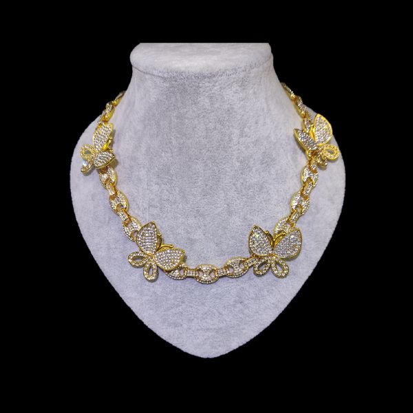 chains hip hop bling necklace butterfly cuban link for men and women fashion jewelry accessories, Silver
chains hip hop bling necklace butterfly cuban link for men and women fashion jewelry accessories, Silver