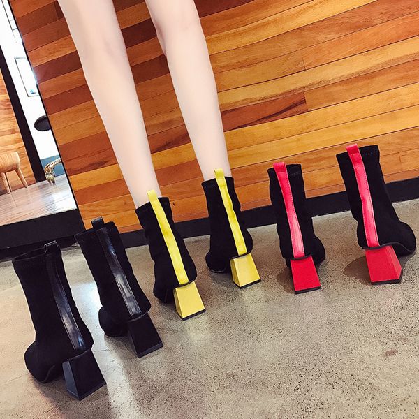 shoes lace up boots chunky heel booties ladies luxury designer bootee woman 2019 rubber ankle fashion high heel fabric solid, Black
shoes lace up boots chunky heel booties ladies luxury designer bootee woman 2019 rubber ankle fashion high heel fabric solid, Black