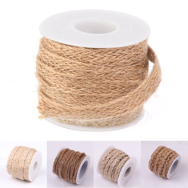 5m natural hessian jute twine rope burlap ribbon diy craft vintage wedding party decor qp2, Black;white
5m natural hessian jute twine rope burlap ribbon diy craft vintage wedding party decor qp2, Black;white