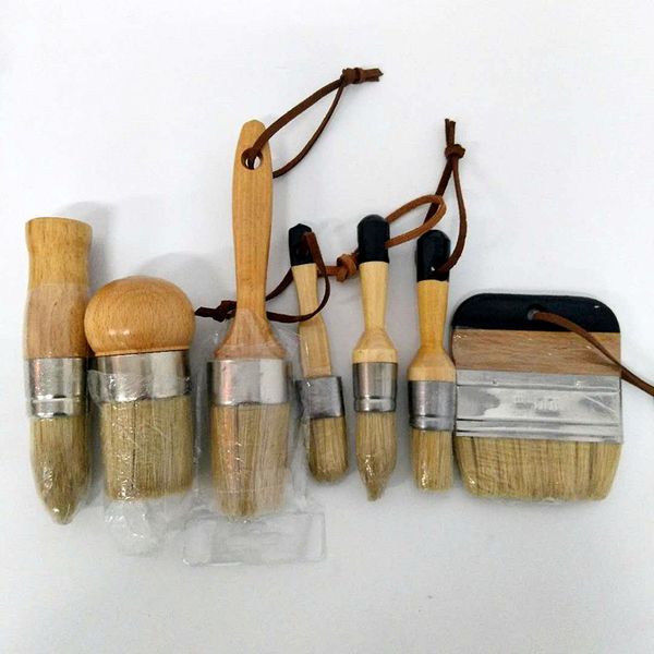 diy 7pc wooden handle chalk paint pointed brush bristle chalk oil painting wax brush artist art supplies hand tool set sh
diy 7pc wooden handle chalk paint pointed brush bristle chalk oil painting wax brush artist art supplies hand tool set sh
