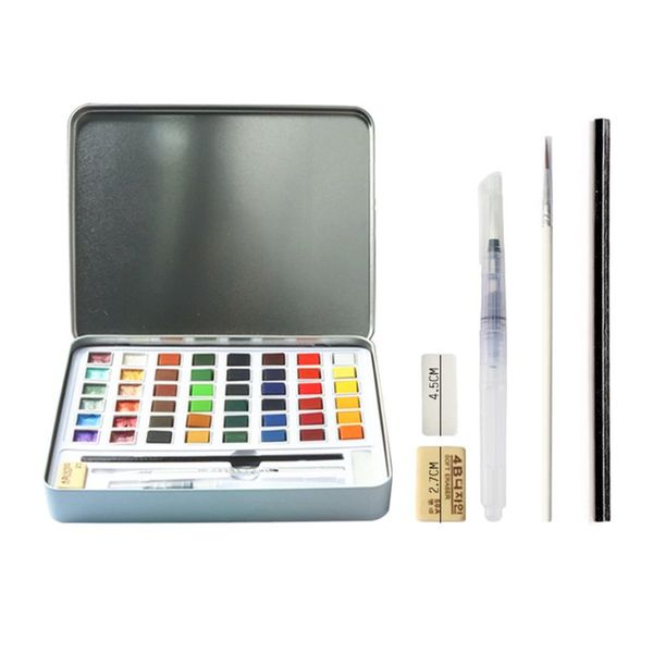 36/48 colors solid watercolor paint set hand-painted painting pigment artist art supplies for children beginners
36/48 colors solid watercolor paint set hand-painted painting pigment artist art supplies for children beginners