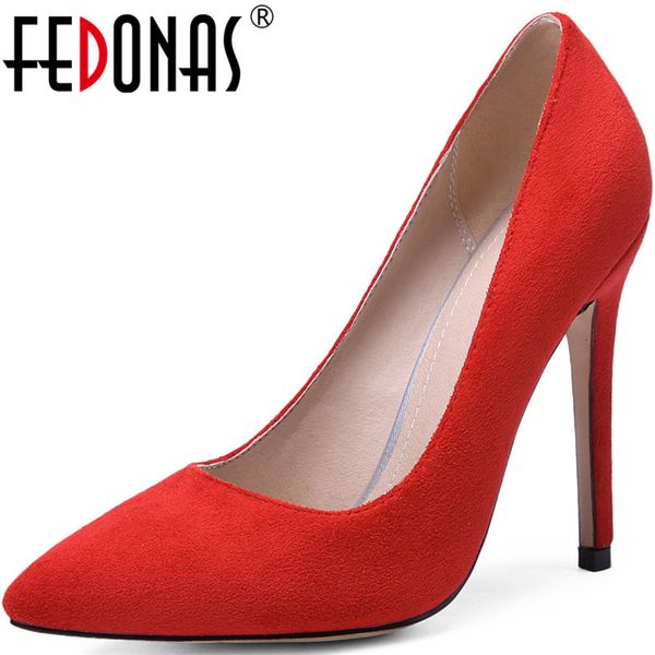 fedonas spring summe supper high heeled pumps shoes night club pointed toe 2020 new arrival shoes woman, Black
fedonas spring summe supper high heeled pumps shoes night club pointed toe 2020 new arrival shoes woman, Black