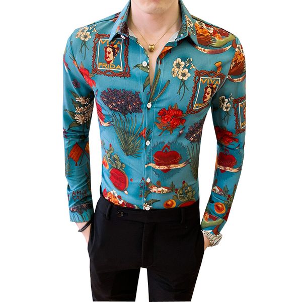 korean tuxedo shirt fashion 2020 spring casual slim fit mens shirts long sleeve digital print night club dress shirts social men, White;black
korean tuxedo shirt fashion 2020 spring casual slim fit mens shirts long sleeve digital print night club dress shirts social men, White;black