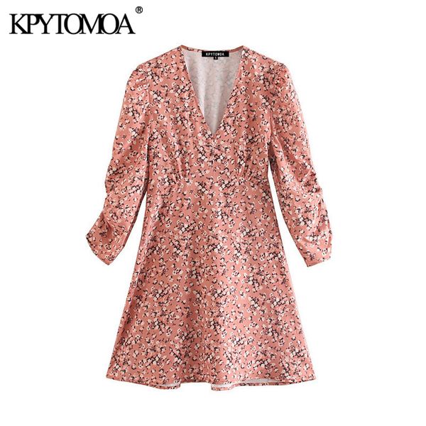 kpytomoa women fashion floral print mini dress vintage three quarter sleeve back elastic waist female dresses vestidos mujer, Black;gray
kpytomoa women fashion floral print mini dress vintage three quarter sleeve back elastic waist female dresses vestidos mujer, Black;gray