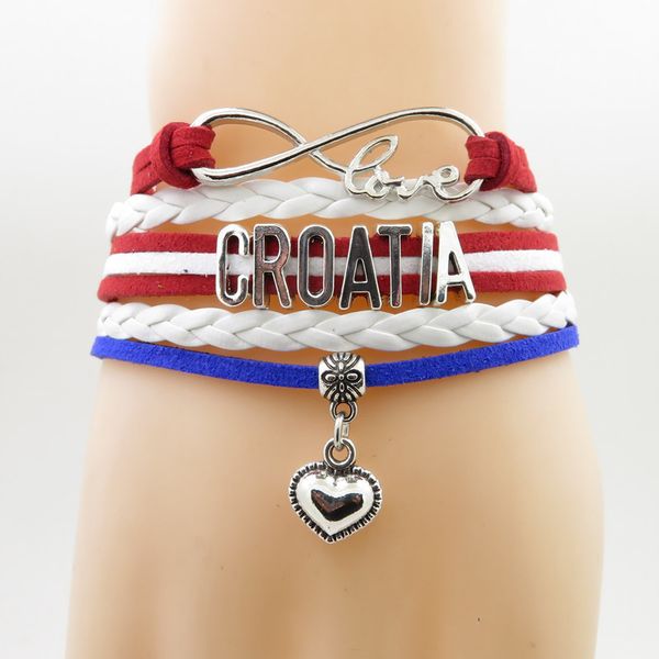 infinity love croatia bracelet heart charm bracelet love croatia country bracelets & bangles for woman and man jewelry, Golden;silver
infinity love croatia bracelet heart charm bracelet love croatia country bracelets & bangles for woman and man jewelry, Golden;silver