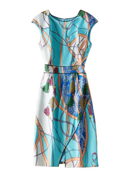 fashion print women split dresses round neck sleeveless casual sheath dresses 06m002, Black;gray
fashion print women split dresses round neck sleeveless casual sheath dresses 06m002, Black;gray