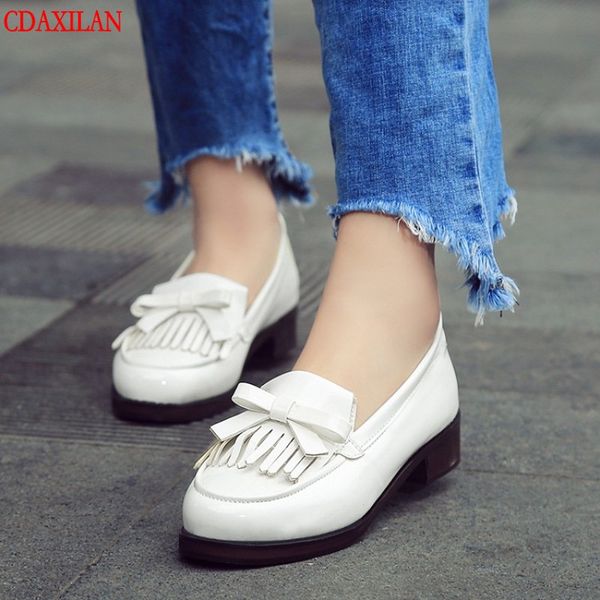 cdaxilan new to pumps shoes women patent leather shallow round teo low-heels square heels casual shoes ladies summer, Black
cdaxilan new to pumps shoes women patent leather shallow round teo low-heels square heels casual shoes ladies summer, Black