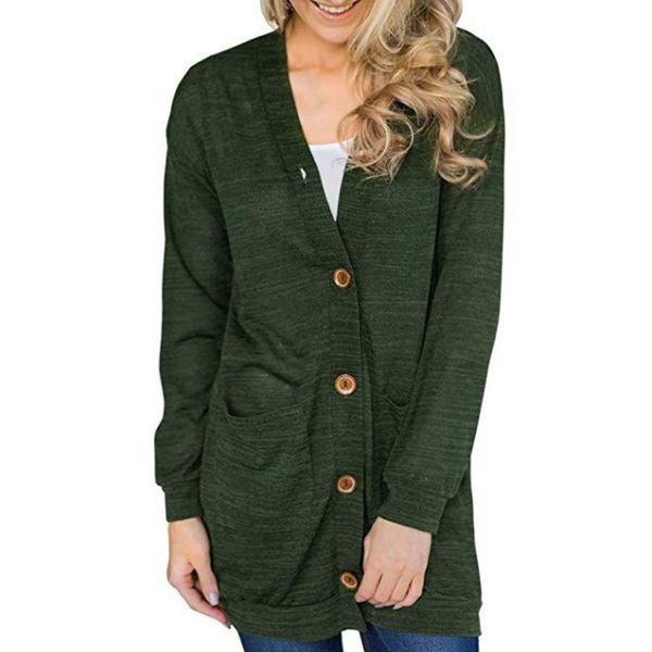 autumn women solid open front girl casual button long sleeves coat, Black;brown 
autumn women solid open front girl casual button long sleeves coat, Black;brown