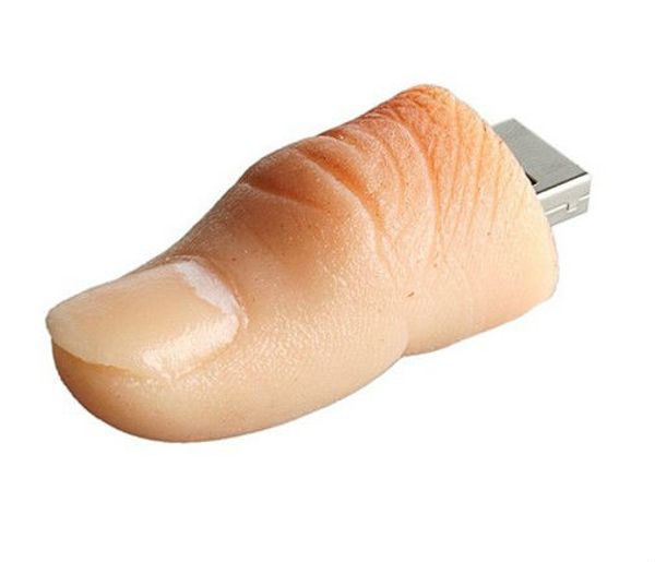 

Смешной палец образный Usb флэш-накопитель ПВХ мягкая резина USB индивидуальные 16GB 3